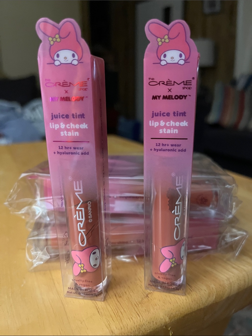 The Crème x My Melody Pink Juice Tint Lip & Cheek Stain - Set of 8